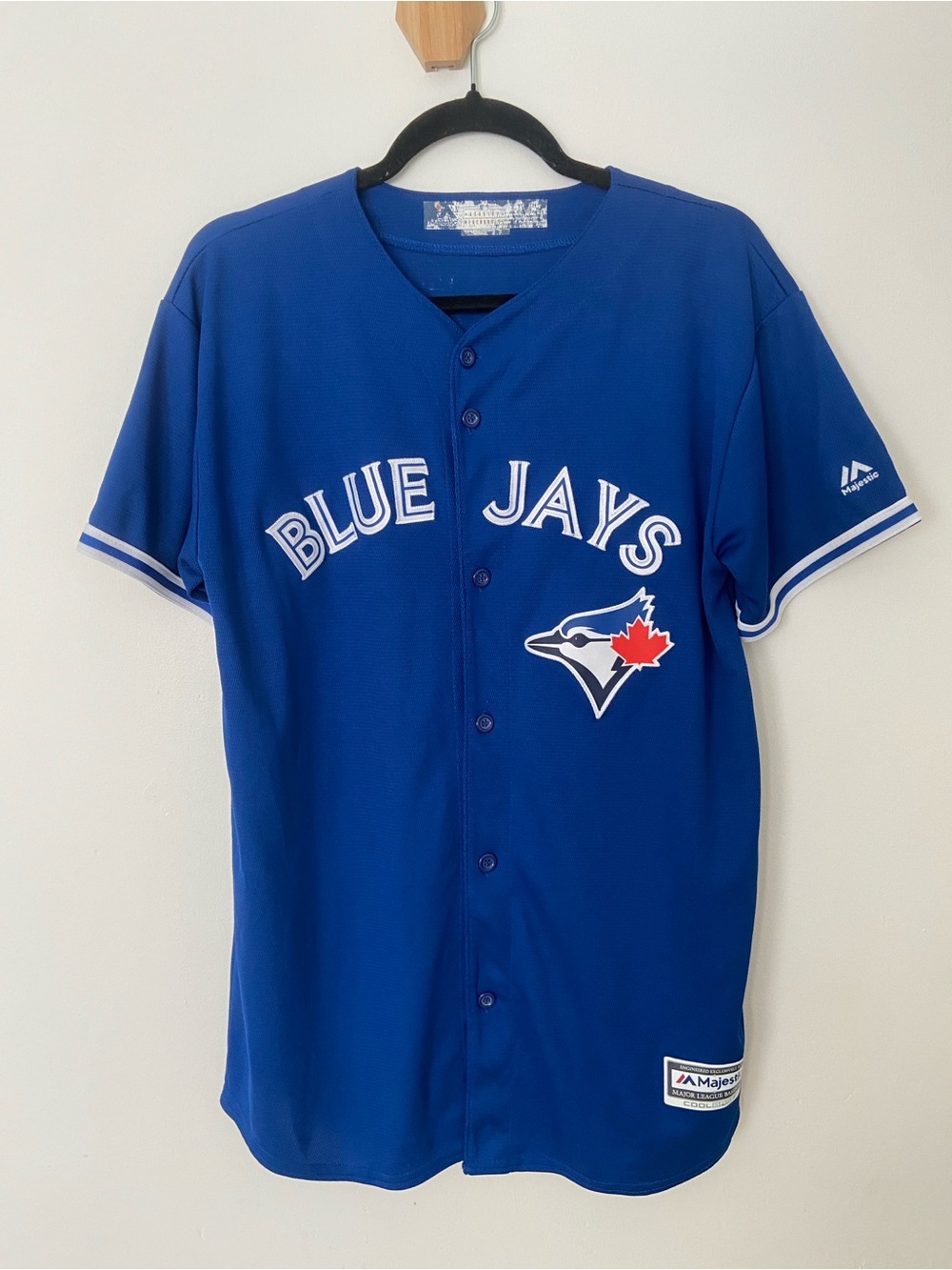 Toronto Blue Jays Jersey size Youth XL Majestic Official MLB Jose Bautista 19 - Picture 3 of 8